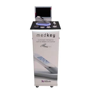 Carro ecológico con acabados premium para dispositivos Medkey