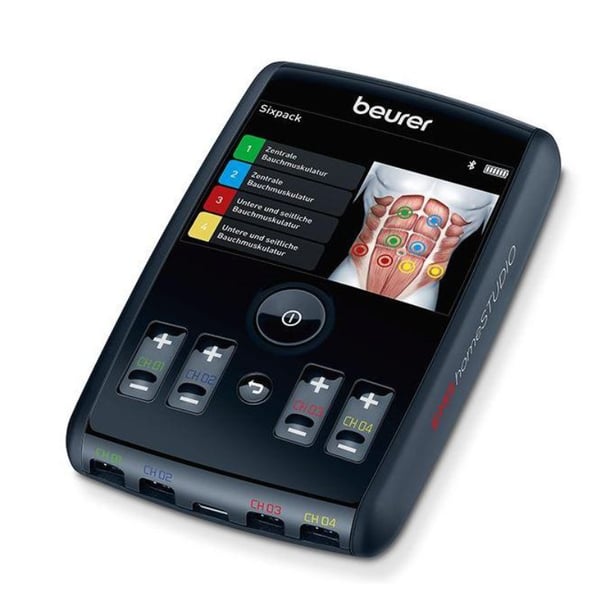 Electroestimulador EMS: Beurer EM-95 con Tecnología EMS, Bluetooth y App HomeStudio