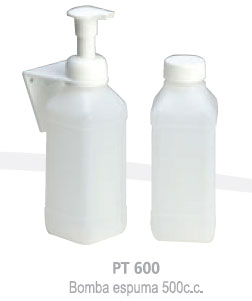Dosificador bomba espuma de 500 c.c. PT 600