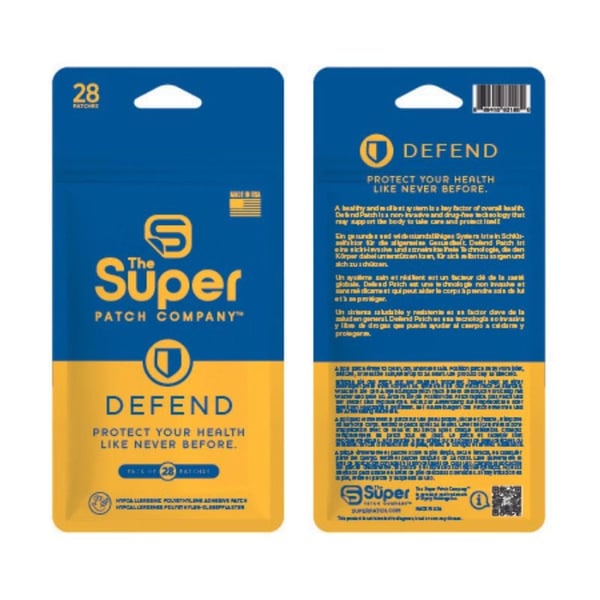 Defend Super Patch - Paquete de 28 parches: Estimulación vibrotáctil que facilita el mantenimiento de la salud general
