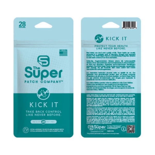 Kick It Super Patch - Paquete de 28 parches. Tecnología vibrotáctil no invasiva: una alternativa innovadora pensada para acompañarte en tus objetivos de bienestar y cambio de hábitos