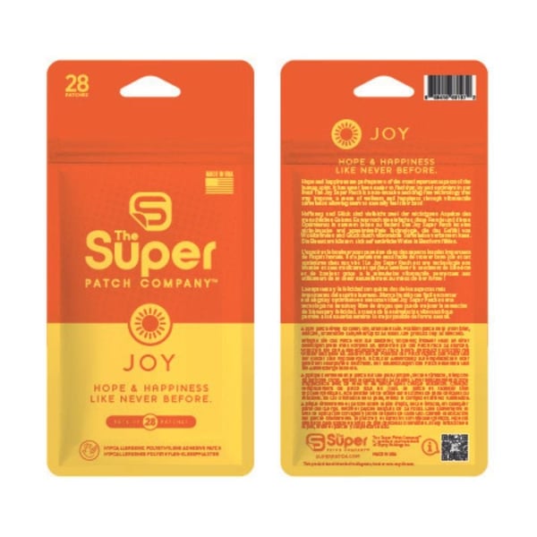 Joy Super Patch - Paquete de 28 parches: Tecnología no invasiva que puede mejorar el sentido de bienestar y felicidad a través de la estimulación vibrotáctil