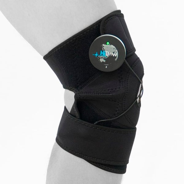 AcuKnee Wrap Hidow: Funda de rodilla para tratamientos de electroterapia con dispositivos Tens-EMS Hidow (ÚLTIMAS UNIDADES)