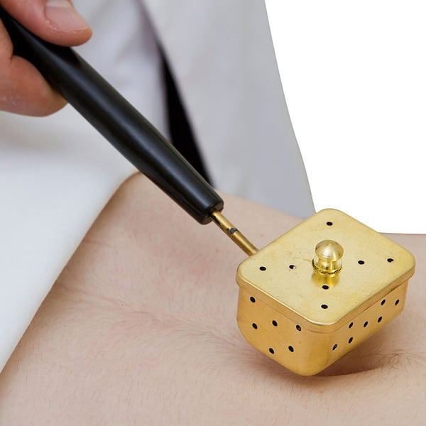 Aplicador para Moxa en Polvo (color bronce)