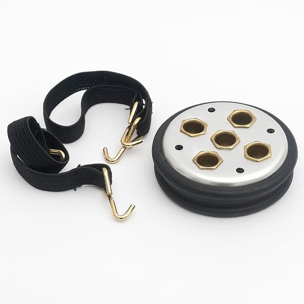 Aplicador plano de cinco moxas con orificios