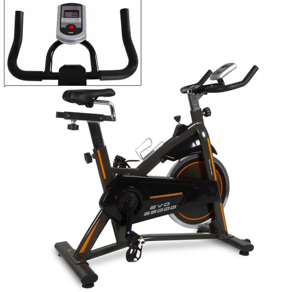 Bicicleta indoor Evo S2000 Tecnovita: Equipada con monitor LCD