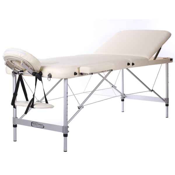 Camilla plegable Kinefis Supreme de aluminio 3 - (Color crema)