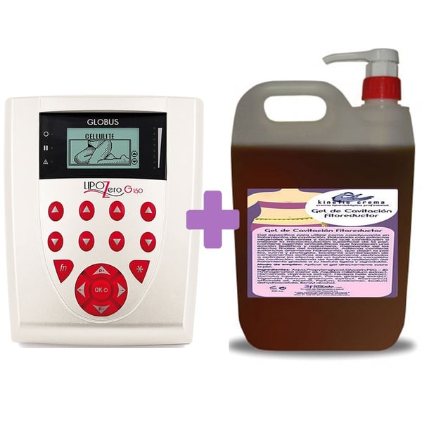 Cavitación Estética Lipozero G150 + Gel de Cavitación Fitoconductor Kinefis 5 kg de REGALO
