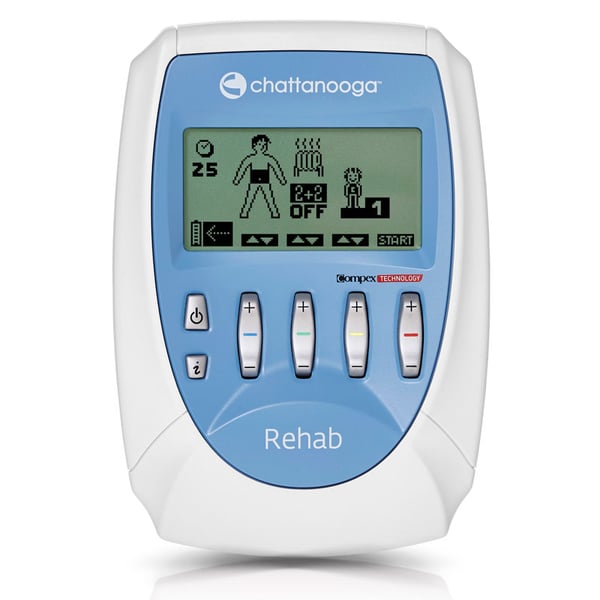 Electroestimulador Portátil Chattanooga Rehab 400: 4 Canales y 35 Programas. Con TENS y NMES