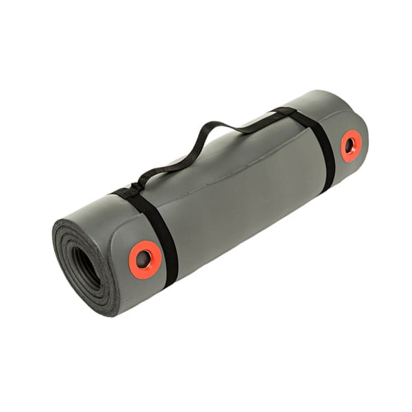 Colchoneta NBR gris troquelada 180 x 60 x 1,25 cm: ideal para yoga, pilates y fitness