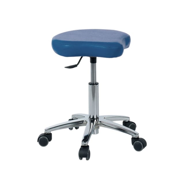 Taburete ELITE, h. estandar 56 a 75 cm, elevación a gas, asiento bicicleta, skai economy