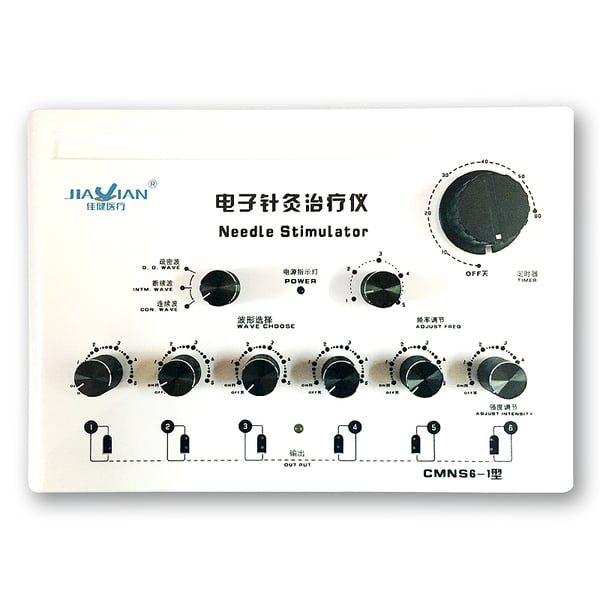 Electroestimulador de Acupuntura Model CMNS6-1: Equipado con 6 salidas independientes