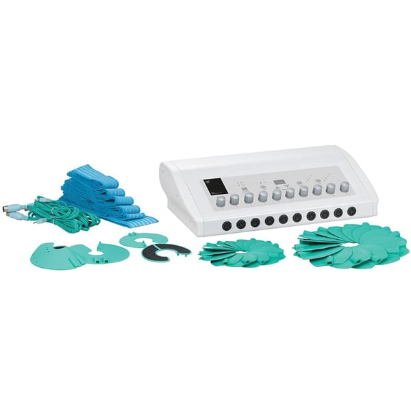 Electroestimulador U-Tech de gimnasia pasiva con 10 salidas: Ideal para adelgazamiento y la tonificación muscular