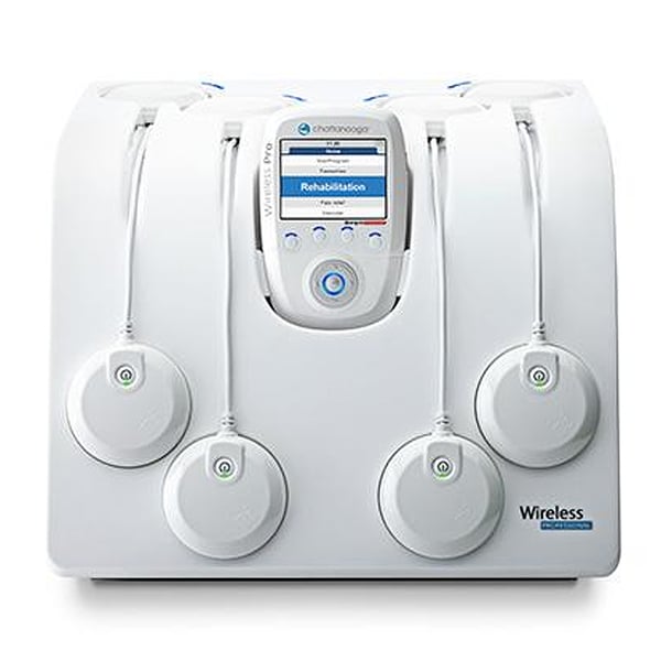 Electroestimulador inalámbrico wireless Estándar: 4 módulos y 2 mandos