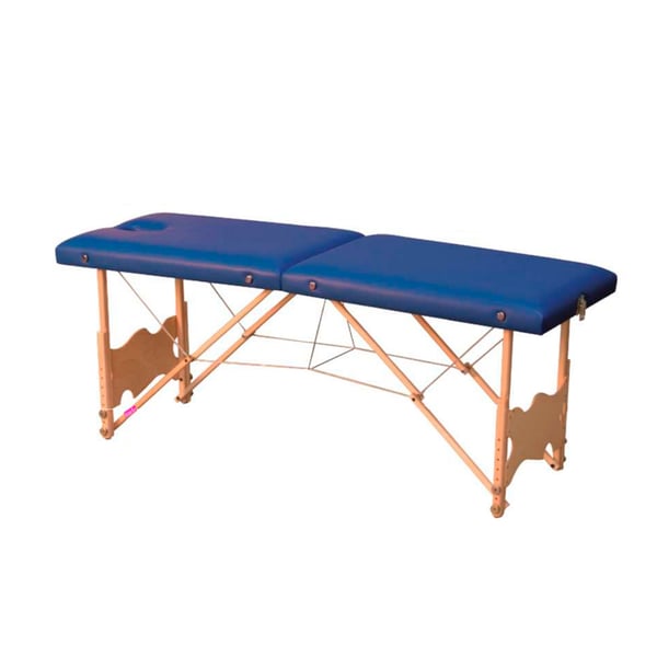 Camilla plegable de madera, dos cuerpos y altura regulable Kinefis Spree 182 x 62