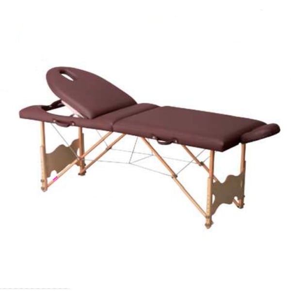 Camilla plegable de madera, 2 cuerpos y altura fija Kinefis Tuloma 207 x 70