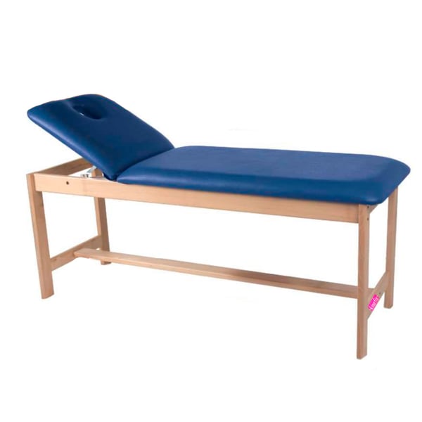 Camilla fija de madera, dos cuerpos y altura fija Kinefis Umea 182 x 62