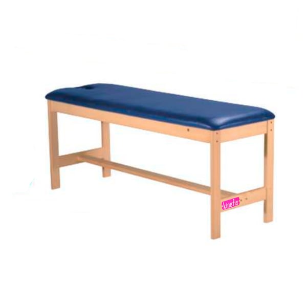 Camilla fija de madera, un cuerpo y altura fija Kinefis Neva 182 x 62