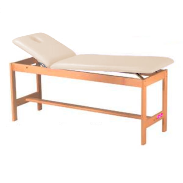 Camilla fija de madera, dos cuerpos y altura fija Kinefis Tyne 182 x 62