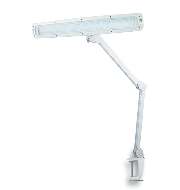 Lámpara 84 leds 16w luz regulable 6000k con pinza para fijación