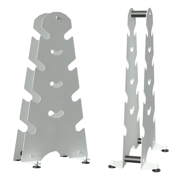 Juego de mancuernas de 0.5 a 3Kg con soporte metálico (Incluido par de mancuernas de 0.5kg, 1kg, 2kg, 3kg)