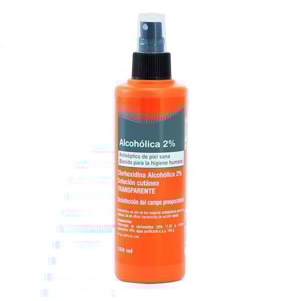 Miclorbic Clorhexidina 2% alcohólica en spray (250 ml)
