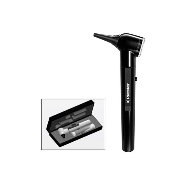 Otoscopio Riester e-scope Fibra Óptica LED 3,7V en estuche (dos colores disponibles)