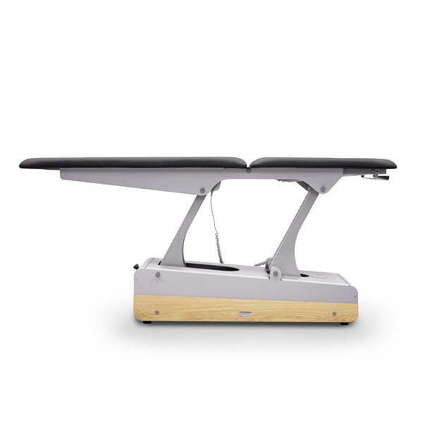 Camilla eléctrica SWOP 2L Starter Massage: multidisciplinar, tapizado sin costuras, motor para regular altura y ruedas escamoteables... Todoterreno y polivalente