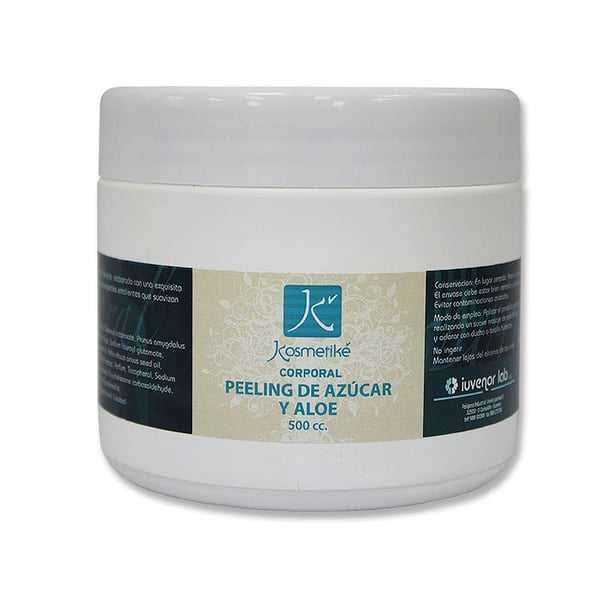 Peeling Corporal de Azúcar y Aloe Kosmetiké Profesional 500 cc: Efecto Nutritivo