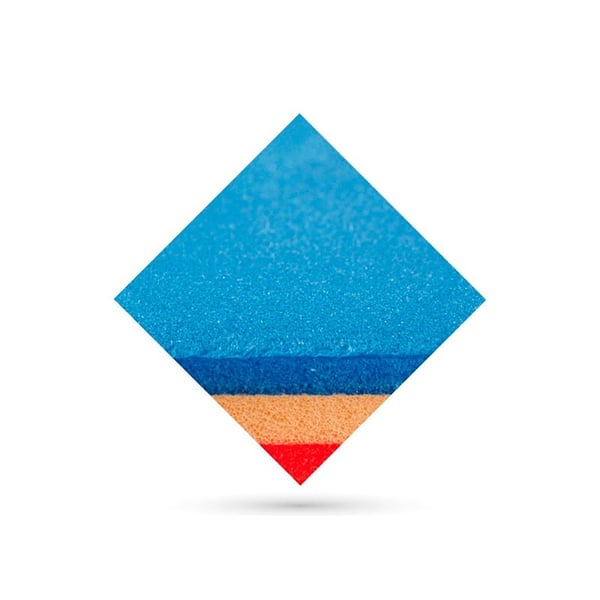 Podialene Tri-densidad azul 9mm