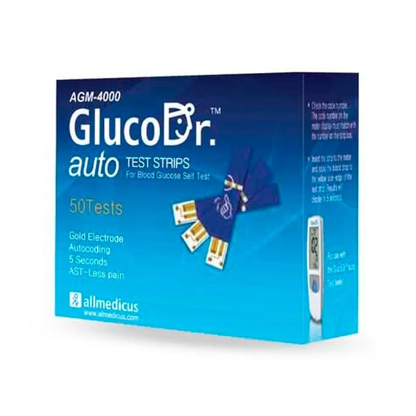 Tiras para glucómetro Dr. Auto