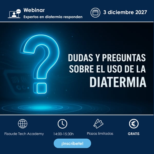 WEBINAR: Expertos en Diatermia responden - Vía Zoom - 3 diciembre 2027