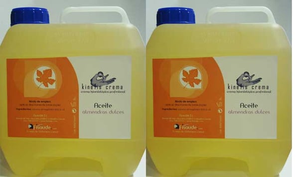 Garrafa de 10 litros de aceite de almendras