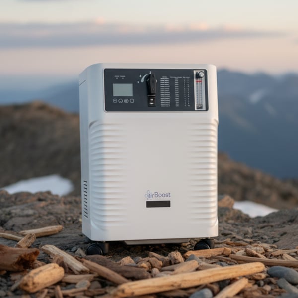 AirBoost100 Altitude Balance: Equipo de Hipoxia e Hiperoxia Intermitente IHHT con hasta 100 L/min