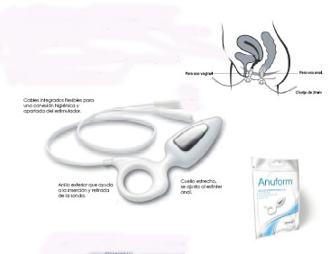 Sonda corta anal Anuform