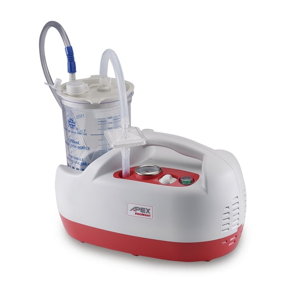 Aspirador portátil de secreciones VacMaxi (46 l/min): Ideal para uso hospitalario y socio sanitario