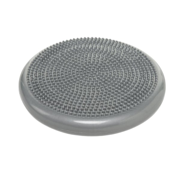 Balance cushion mini gris Kinefis (34 x 10 cm): Cojín de equilibrio para postura, rehabilitación y propiocepción