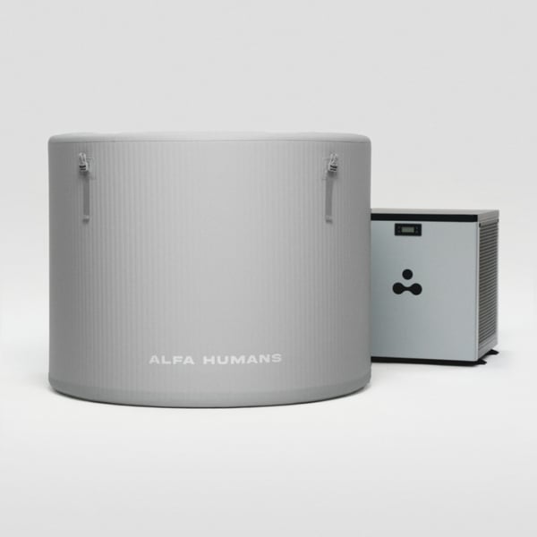 Bañera de Crioterapia Circular Alfa Pod – Con Chiller Inverter 1.5 HP (3 °C a 40 °C)