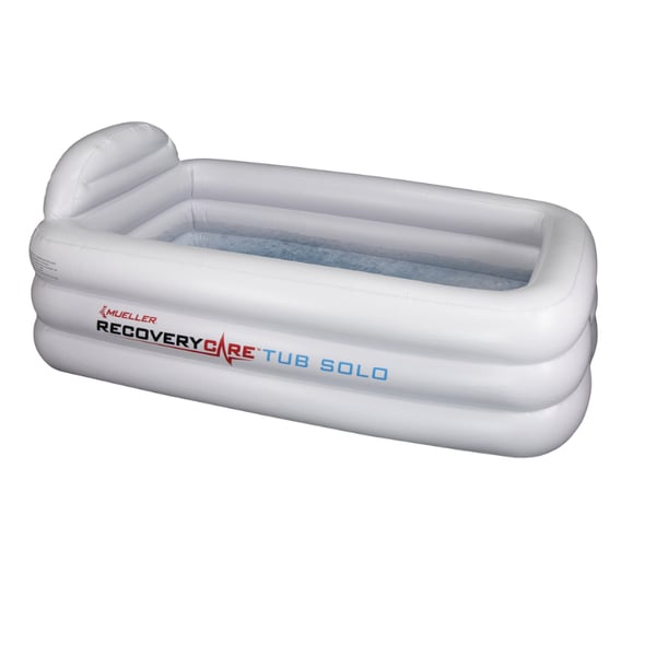Bañera de Hielo Inflable Portátil para Crioterapia Individual Mueller RecoveryTub Solo Complete Kit