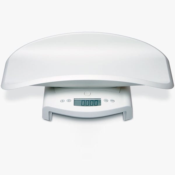 Báscula pesabebés electrónica Seca 354: pesabebés y báscula de plataforma al mismo tiempo