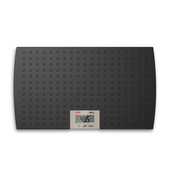 Báscula veterinaria digital de plataforma ADE: para animales pequeños y grandes (hasta 100kg)