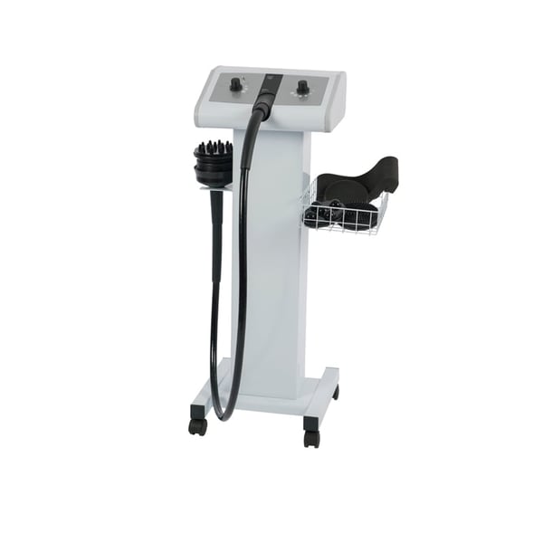 Masajeador corporal vibratorio BasicTech: Cuenta con cinco cabezales para realizar diferentes tratamientos