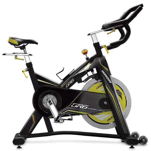 Bicicleta ciclo indoor GR6 Horizon Fitness: con resistencia magnética para ofrecerte ajustes fluidos instantáneos