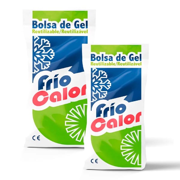 Pack de 20 unidades de bolsas de frío / calor reutilizables (Medidas: 13 cm x 27 cm)