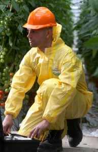 Buzo  de protección clase III. Amarillo