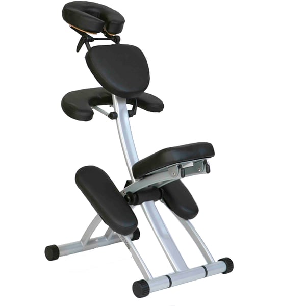 Silla multifuncional plegable de masaje Rolf: Con estructura de aluminio para favorecer su transporte