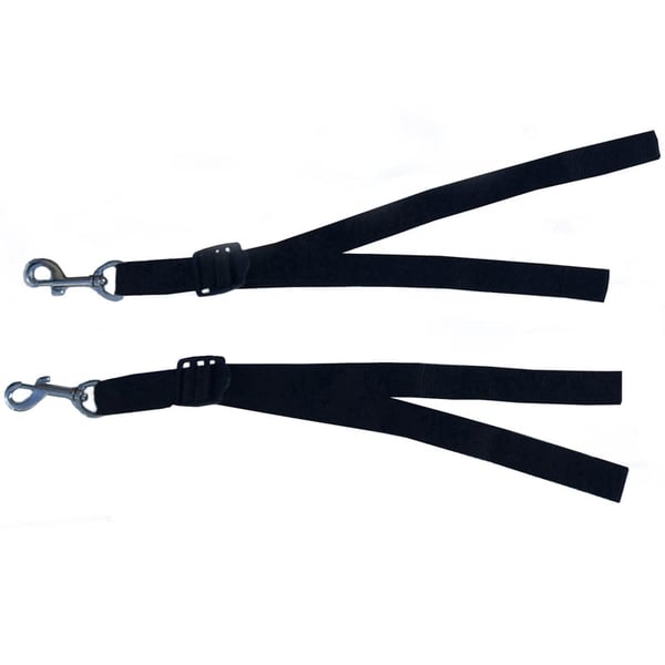 Juego de tirantes: Regulables para aplicar tracciones, con mosquetón