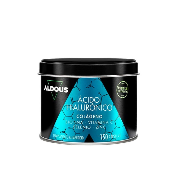Ácido Hialurónico con Colágeno, Biotina, Vitaminas y Minerales Aldous (150 cápsulas)