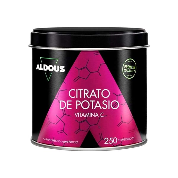 Citrato de Potasio con Vitamina C Aldous (250 comprimidos)