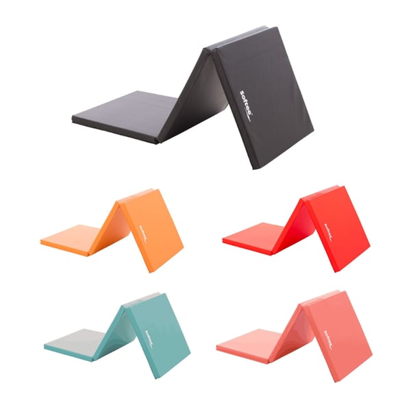 Colchoneta plegable con asa para su transporte: variedad de colores (Medidas: 180 cm x 60 cm x 4 cm)